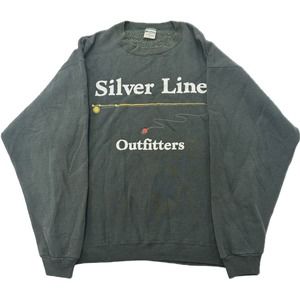Vintage Silver Line Outfitters Fishing Crewneck Sweatshirt(Large)